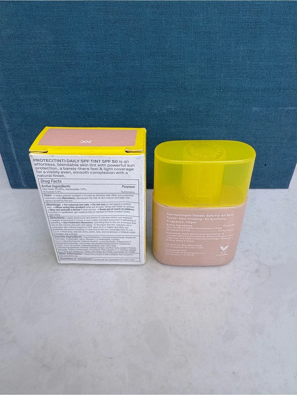Supergoop! Tinted Daily SPF 50 Sunscreen - Shade 20C - MSRP $44
